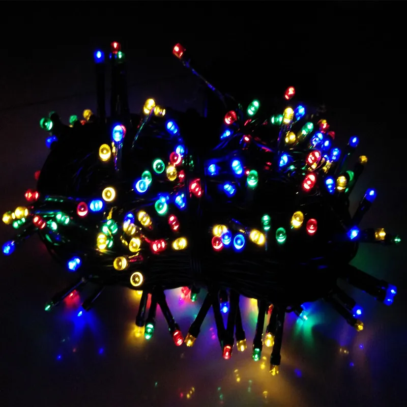 Us 9 4 53 Off Yiyang Waterproof Decorative Led Solar Lamp String Lights New Year Outdoor Garden Lantern Street Lawn Lighting 100led 12m In
