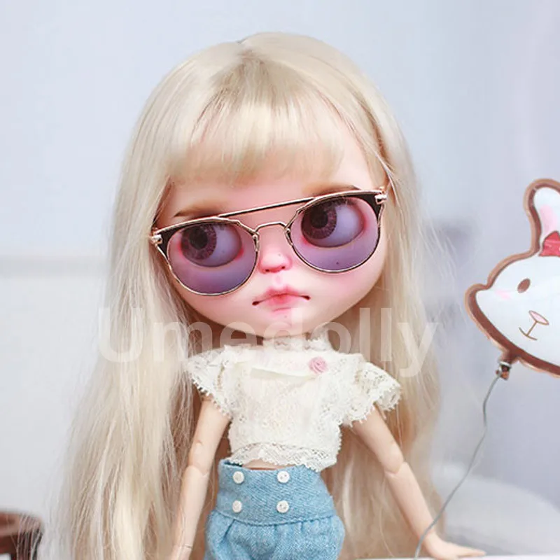 1 пара новая мода кукла кошка солнцезащитные очки для Blyth очки для кукол солнцезащитные очки подходит для Блит, Blythedoll, ледяная кукла аксессуары
