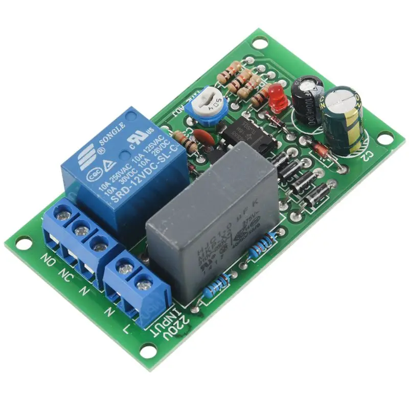 220V релейных платов кнопка включения Временная задержка систем защиты от