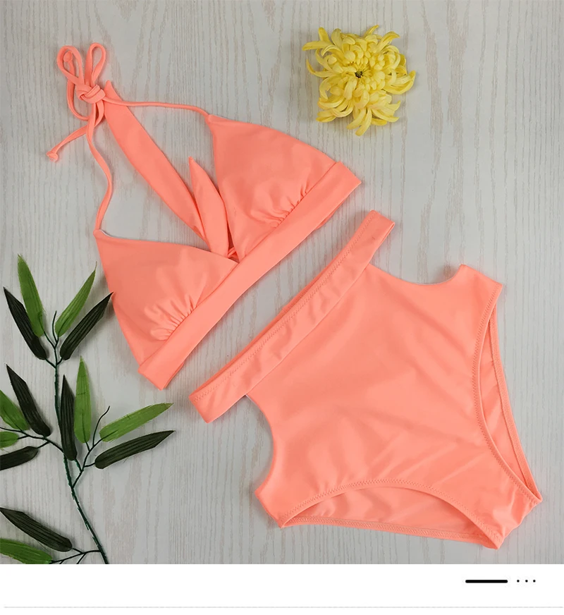 Belleziva Women Sexy Crisscross Plunge One Piece Swimwear Backless  (6)