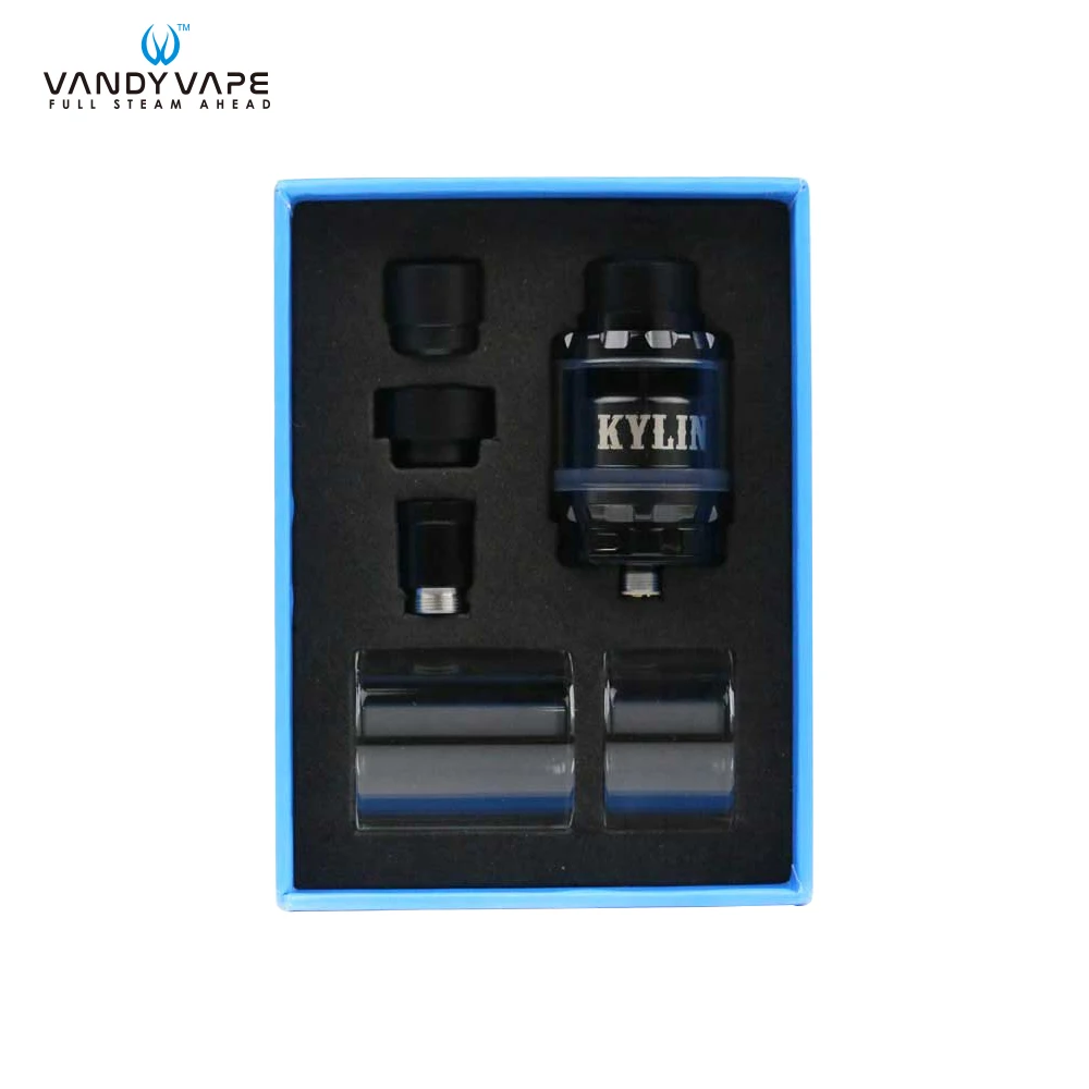 Оригинальный ВАНДИ Vape kylin RTA бак распылитель 6 мл и 2 с одной двойной катушки