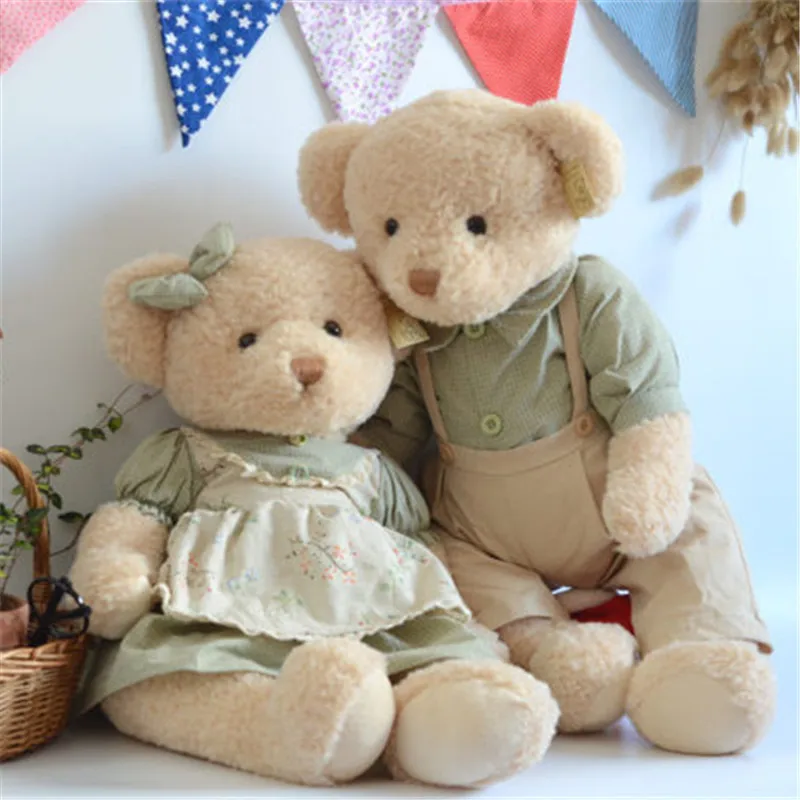 

Speical for You! 65cm Teddy Bear in Clothes Plush Toys Cute Lovers Bear Stuffed Dolls Boy Girl Bears Gift for Children Kids 1pc