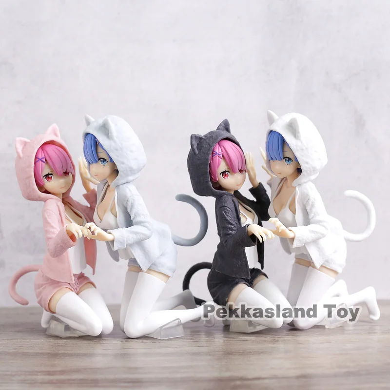 Re:Zero Nyanko mode Rem /& Ram Figure Last One Ichiban Kuji Banpresto from Japan