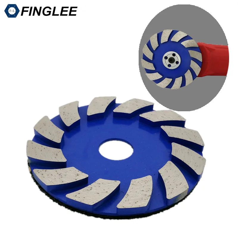 Buy 4 inch 1 pcs 100mm diamond Grinding pads Metal