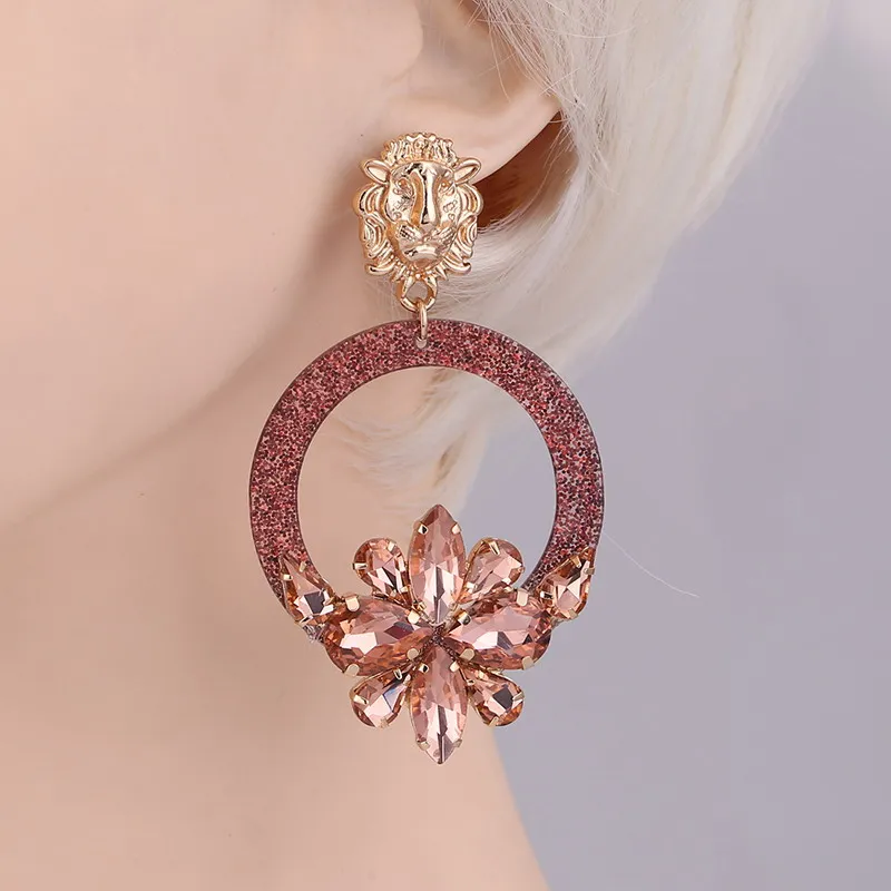 Earrings for woman Water Red