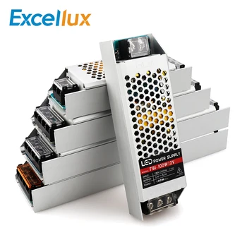 

Ultra Thin Power Supply Output DC12V 60W 100W 150W 200W 300W Lighting Transformer Led Driver For 12V 5050 5730 Led Strip Light