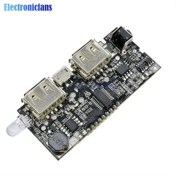 

Autmatic Protection! Dual USB 5V 1A 2.1A Mobile Power Bank 18650 Battery Charger PCB Board Module LCD Display For Phone DIY
