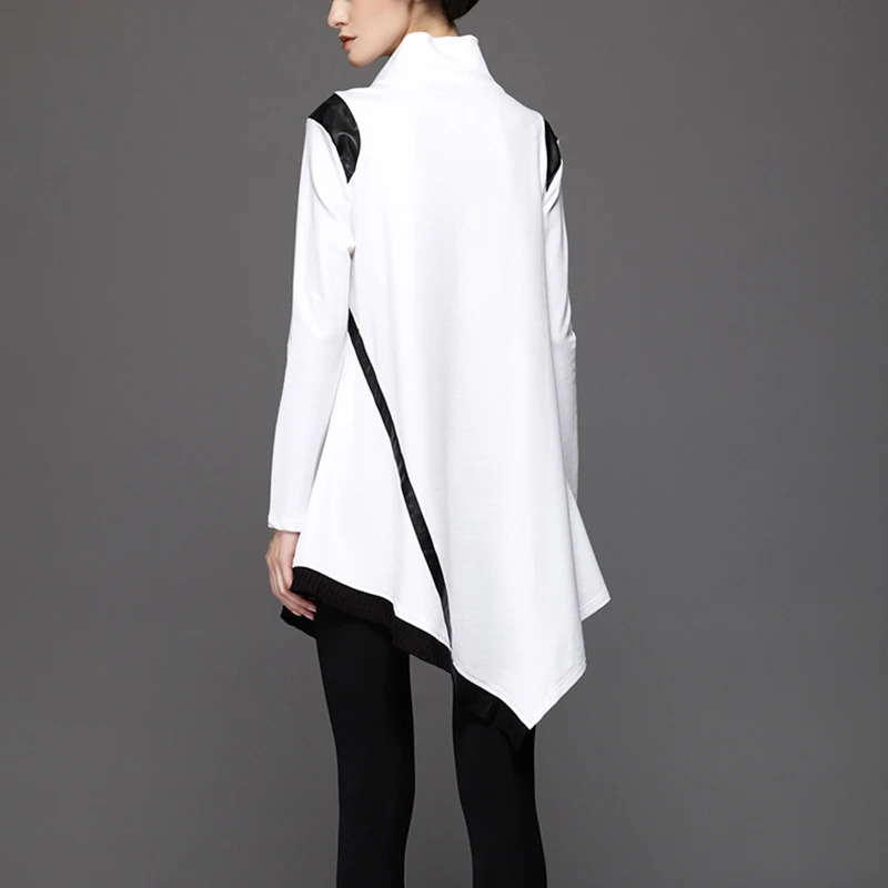 [EAM] 2020 New Spring Solid Color Stand Collar