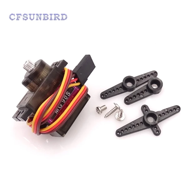 

MG90S Metal Geared Micro Tower Pro Servo for Toy Boat Car Airplane Helicopter