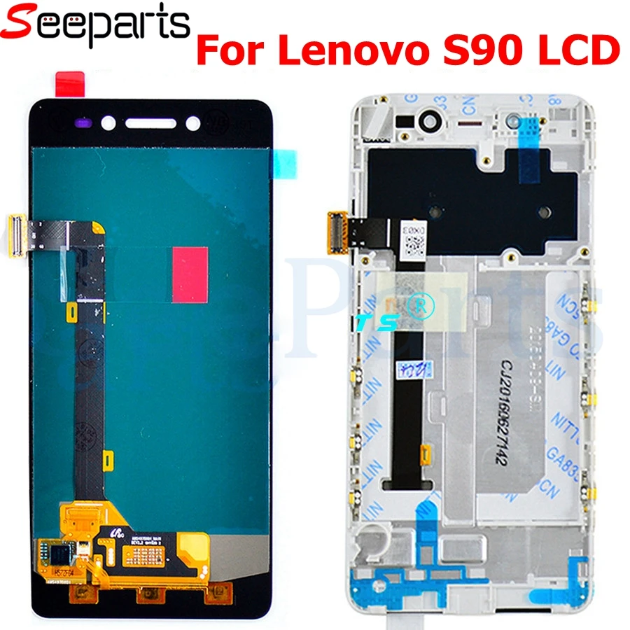 Мобильный ЖК дисплей для Lenovo S90 S90T T + кодирующий преобразователь сенсорного