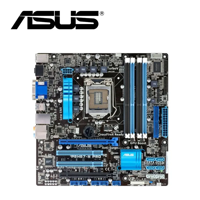 Материнская плата Asus P8H67 M PRO для настольного компьютера H67 Socket LGA 1155 i3 i5 i7 DDR3 32 Гб u ATX