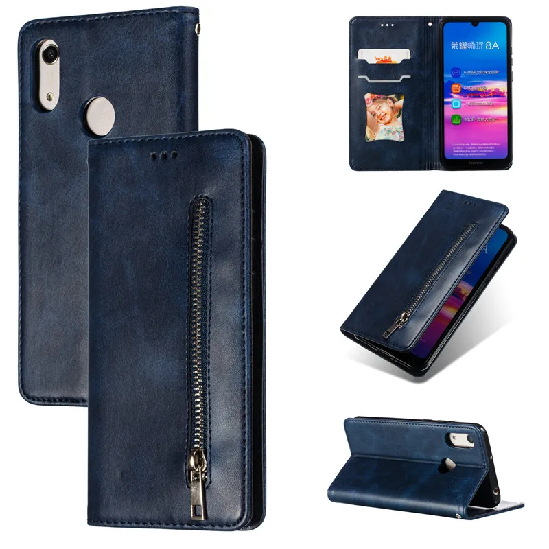 Чехол кошелек для телефона huawei P20 P30 MATE 10 20 LITE PRO Y6 Y7 Y9 2019 NOVA 3E с кронштейном слотом