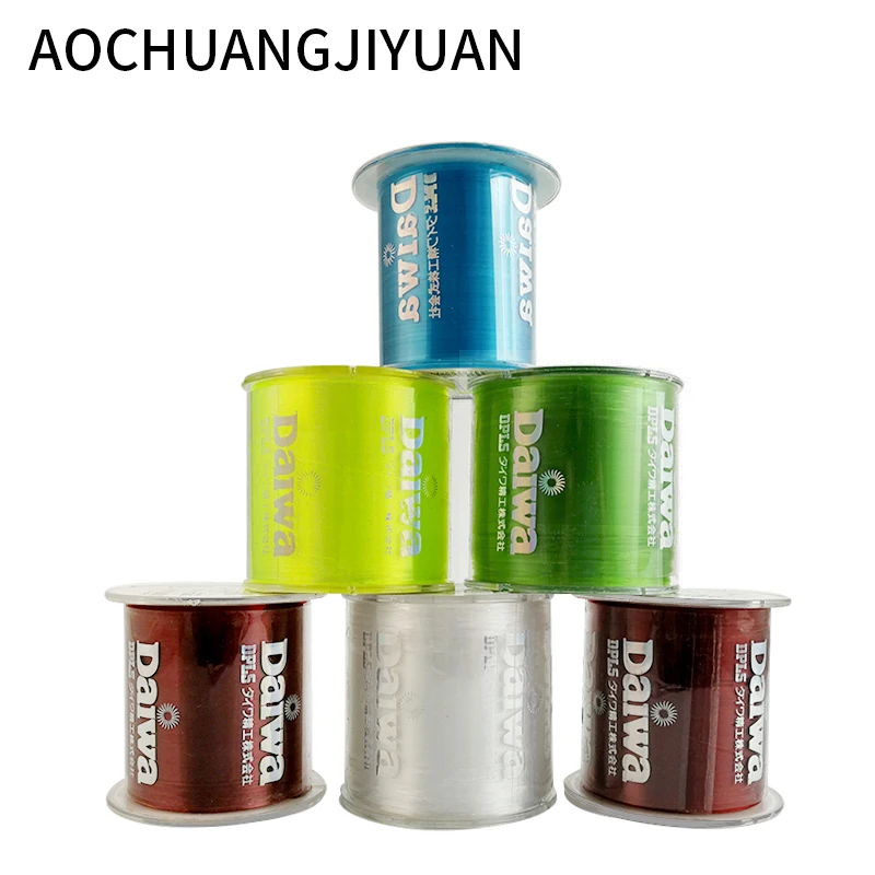 500m Nylon Fishing Line Japanese Durable Monofilament Rock Sea Fishing Line Daiwa Thread Bulk Spool All Size 4 Colors 0.4 to 8.0