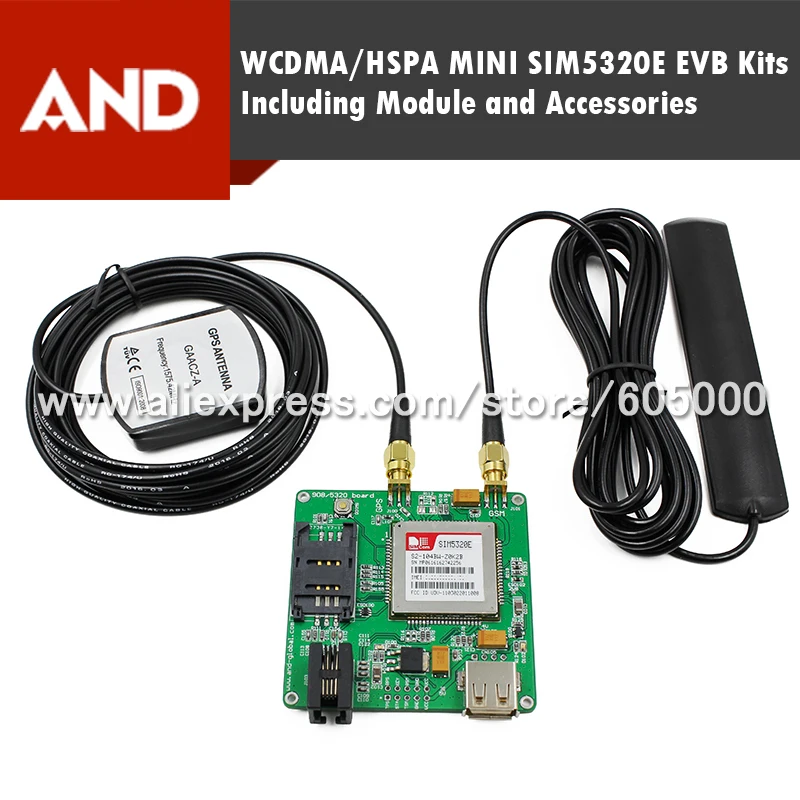 Aliexpress.com : Buy Free shipping 1 set SIM5320E EVB board WCDMA GPS ...