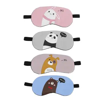 

Cartoon Sleep Eye Shade Cover Eye Fatigue Relief Eye Mask Ice Bag Eye Patch Eyeshade Cover Portable Blindfold Travel Eyepatch