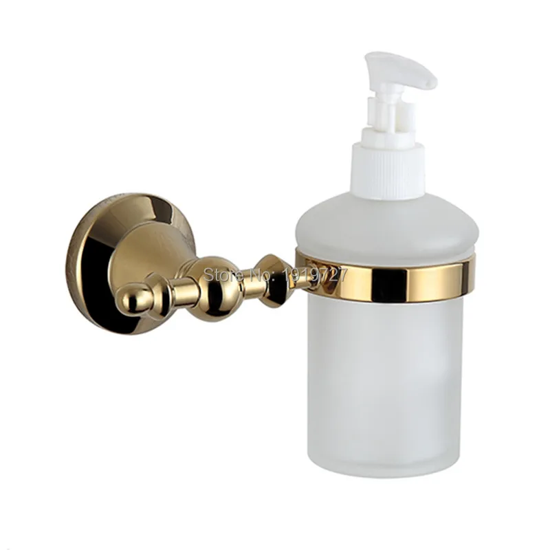 Buy 2016 Wall Mounted Brass Gold plating Soap