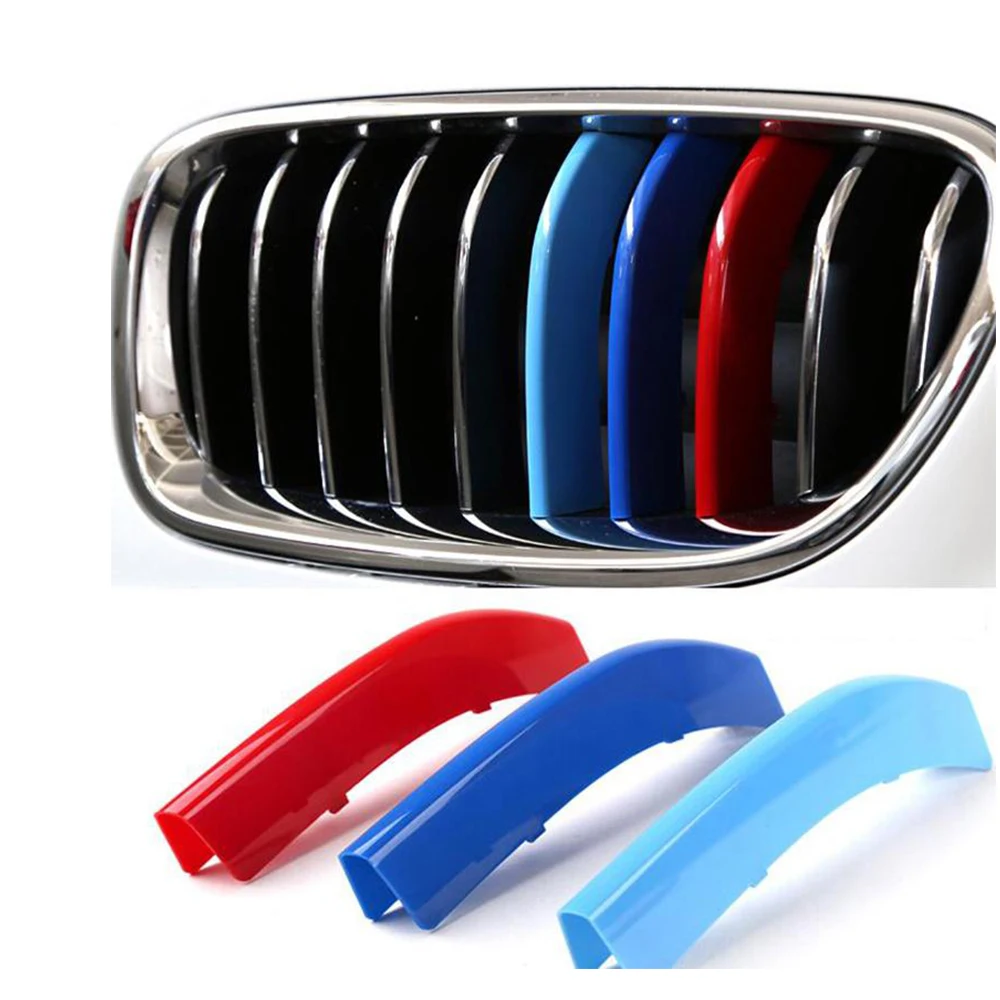 Решетчатый гриль в полоску для BMW X1 F48 X3F25 X4 F26 X5 E70 F15 X6 E71 3 5 серии F30 F31 F10 F07 GT