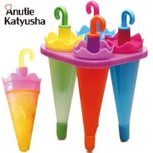 4 шт./компл. зонтик в форме мороженое Формочки Для Мороженого для льда Куб чайник pp замороженный кубик льда палочки Лолли Плесень Пособия по кулинарии инструменты