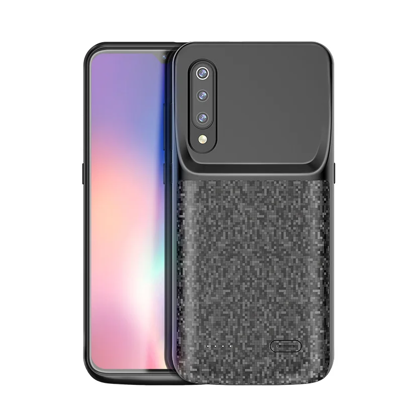 

Battery case For Xiaomi 9 9SE Silicone Shockproof Battery charger case Slim power bank case For Xiaomi 8 Lite 8 SE 6X A1 Mi 6