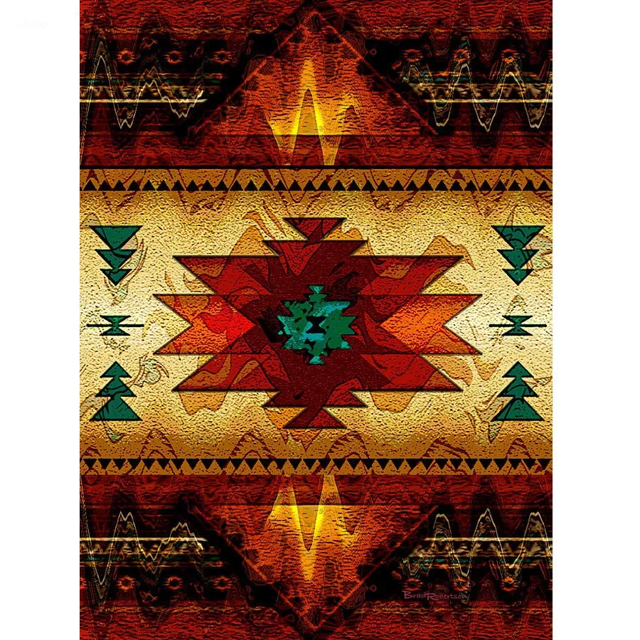 5D Diy Diamond Painting Embroidery Cross Stitch Native American Indian