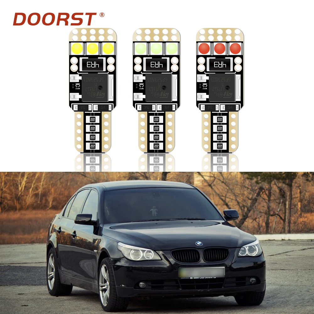 

W5W T10 LED Canbus Light Bulbs Error Free 12V for BMW 1 Series Convertible M Coupe F21 F20 E81 E87 2 Series Active Tourer Gran