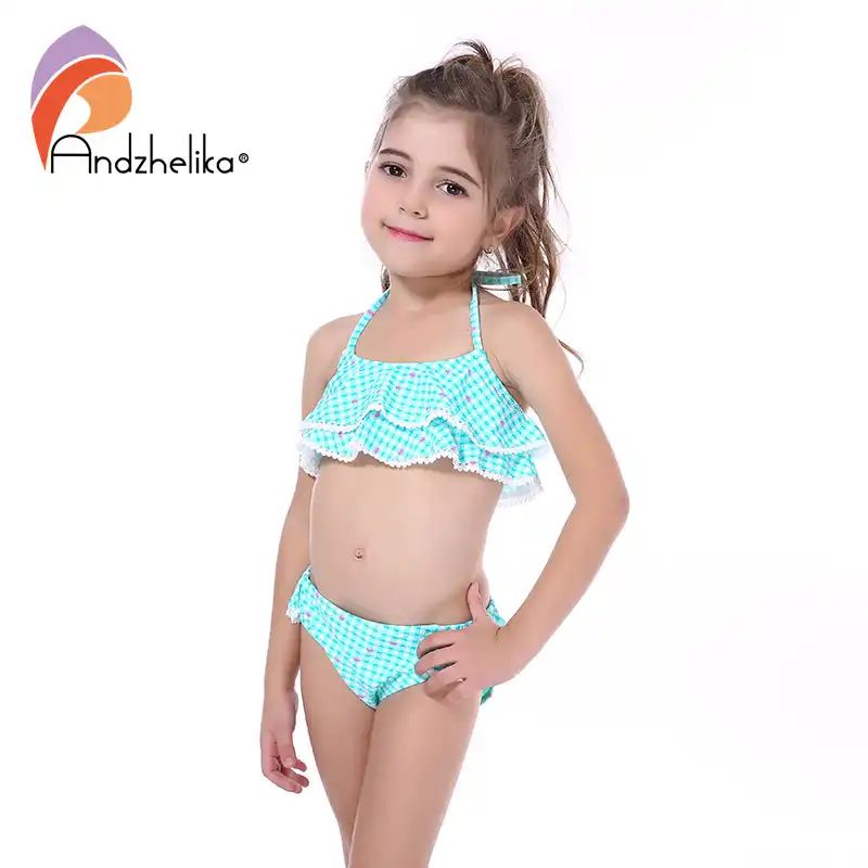Andzhelika, nuevo traje de baño para niños, bonito Corazón
