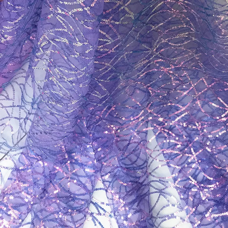 

100*125cm Gradient Sequins Fabric Starry Sky Fabric for Dresses Fahion Clothing