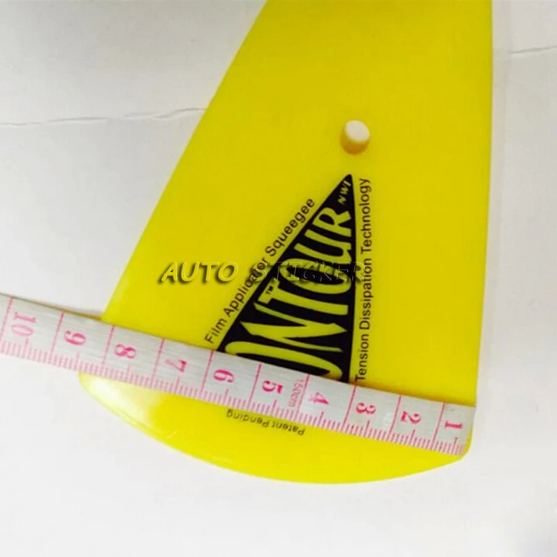 Yellow Color Pointed end Scraper squeegee (2)