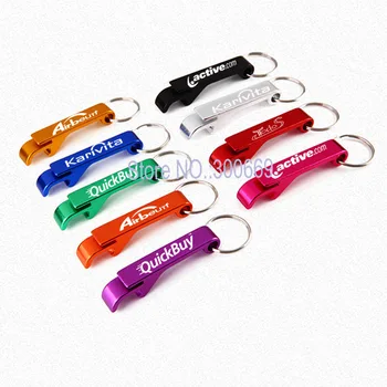 

portable Beer Bottle Opener Keychain 4 In 1 Pocket Aluminum Beer Bottle Opener Wedding Party Favor Gifts