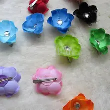 16 цветов 2," бабочки орхидеи(пион) Детские аксессуары для волос девушки голова цветок клипы