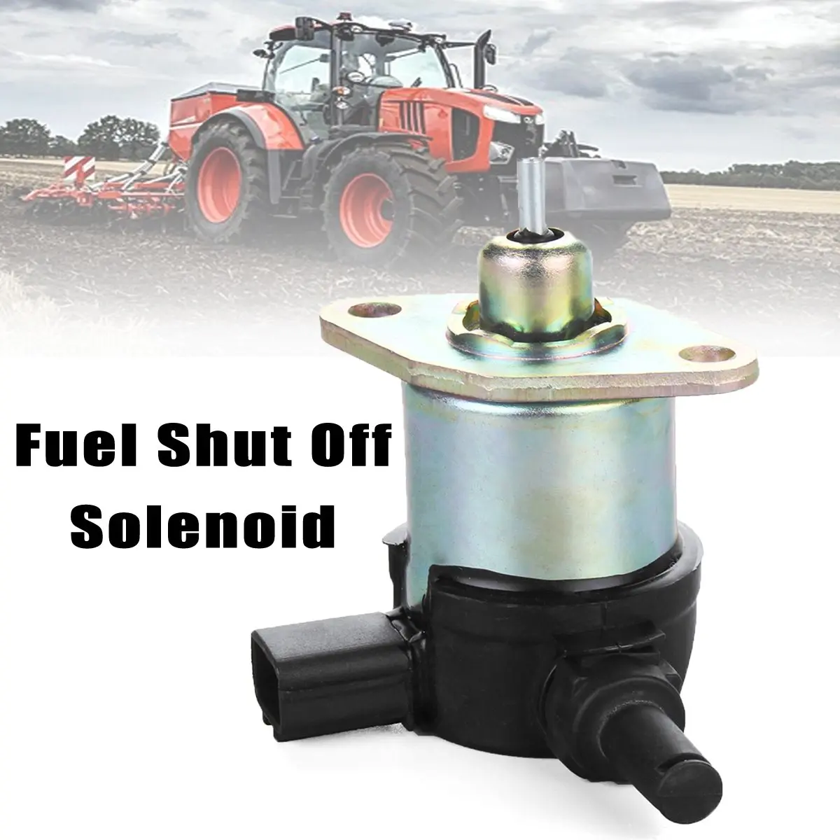 Buy 70x80mm New Fuel Shut off Solenoid for Kubota