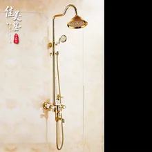 Jiameiyi набор для душа с цветком смешанный клапан сантехника Бытовая керамика кронштейн душевой кран цветок душ 18