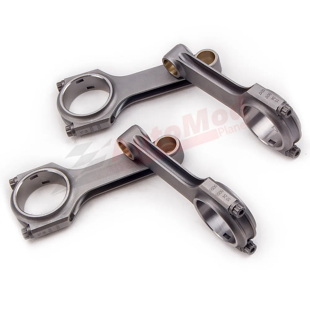 4340 Connecting Rod For Subaru Legacy EJ20 EJ25 WRX STi 130.5mm