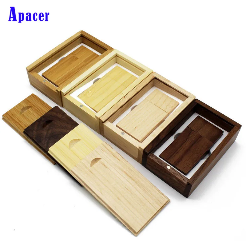 

Apacer wooden LOGO usb flash drive 4gb 8gb 16gb Pendrive 32gb 64gb usb stick