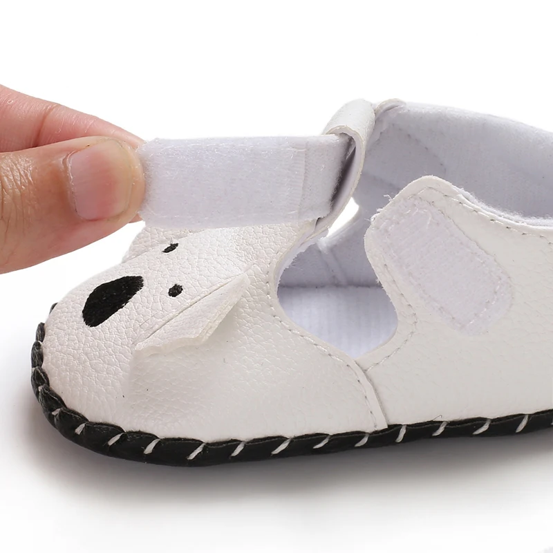 Baby Newborn Cute Soft Crib ShoesSole Leather Shoes Girls Boys Cartoon Printed Prewalker Shoes