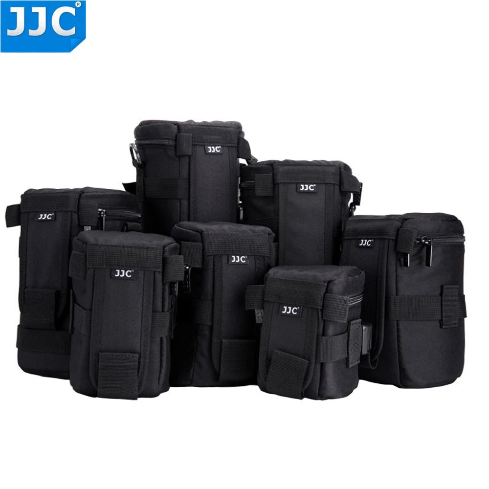32554342420 JJC Nylon Deluxe Case Waterresistant Protector Lens Bag