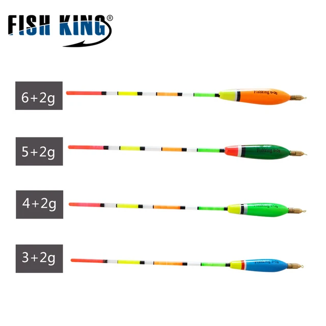 FISH KING 5pcs/lot 3+2g 4+2g 5+2g 6+2g