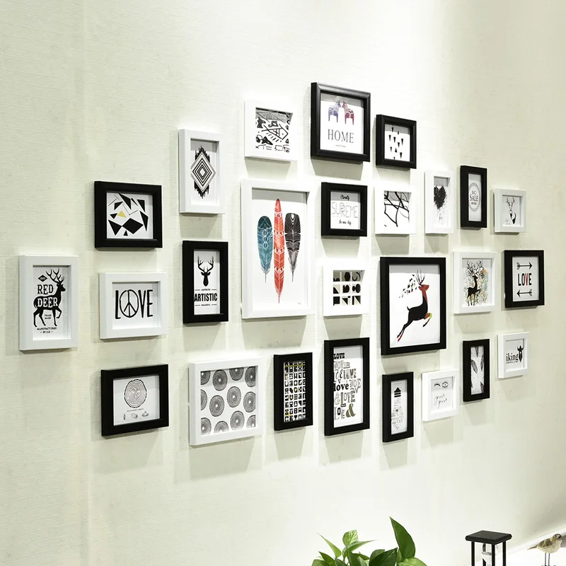 26pcs Set Multi Frame For Photos Rectangle Picture