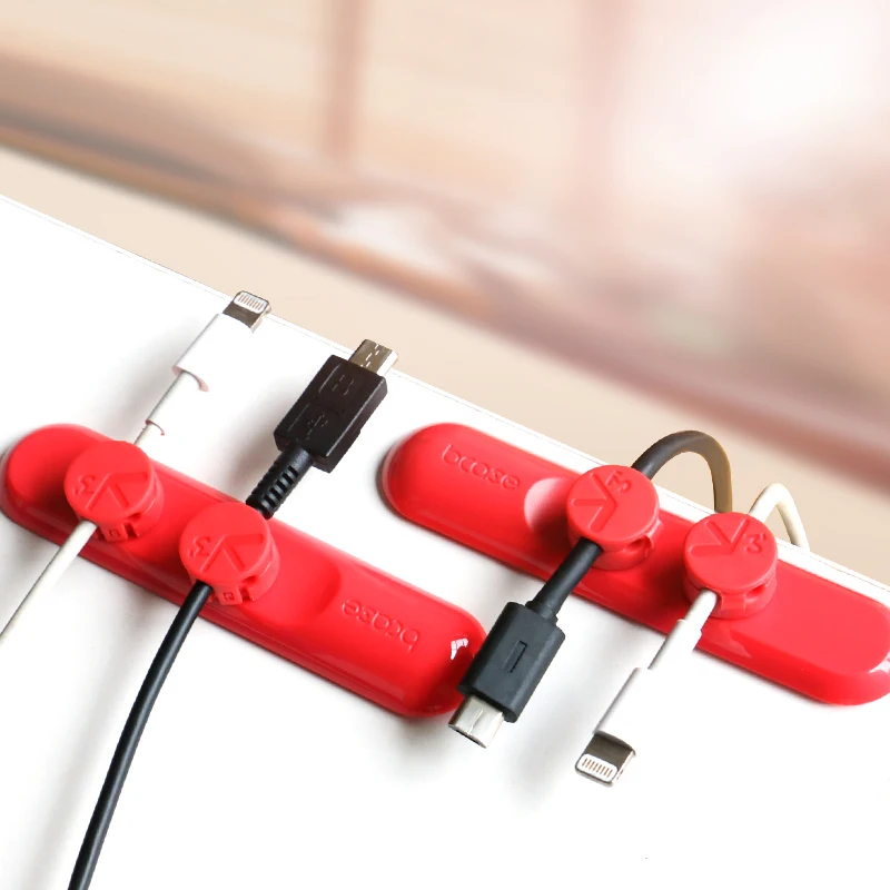 Desktop Cable Clips & Cord Management with Magnetic Design: Magnetic ...