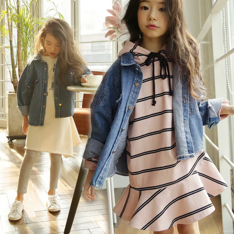 

2018 New Spring Long Sleeve Clothes Kids Jeans Coats Brand Girls Coat Children Tops Coats Toddler Tops Boys Jackets,#2654
