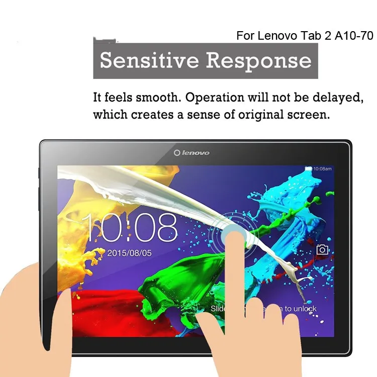 Премиум 9H прозрачное закаленное стекло протектор экрана для 1" планшета lenovo Tab 2 A10-30/A10-70
