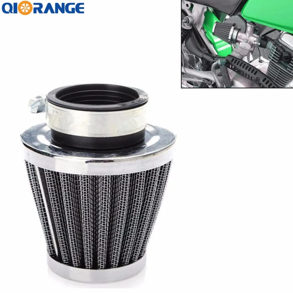 

QIORANGE Car Air Filter Auto Vehicle Car Cold Air Intake Filter Cleaner Funnel Adapter Universal Air Filter Cold Kits
