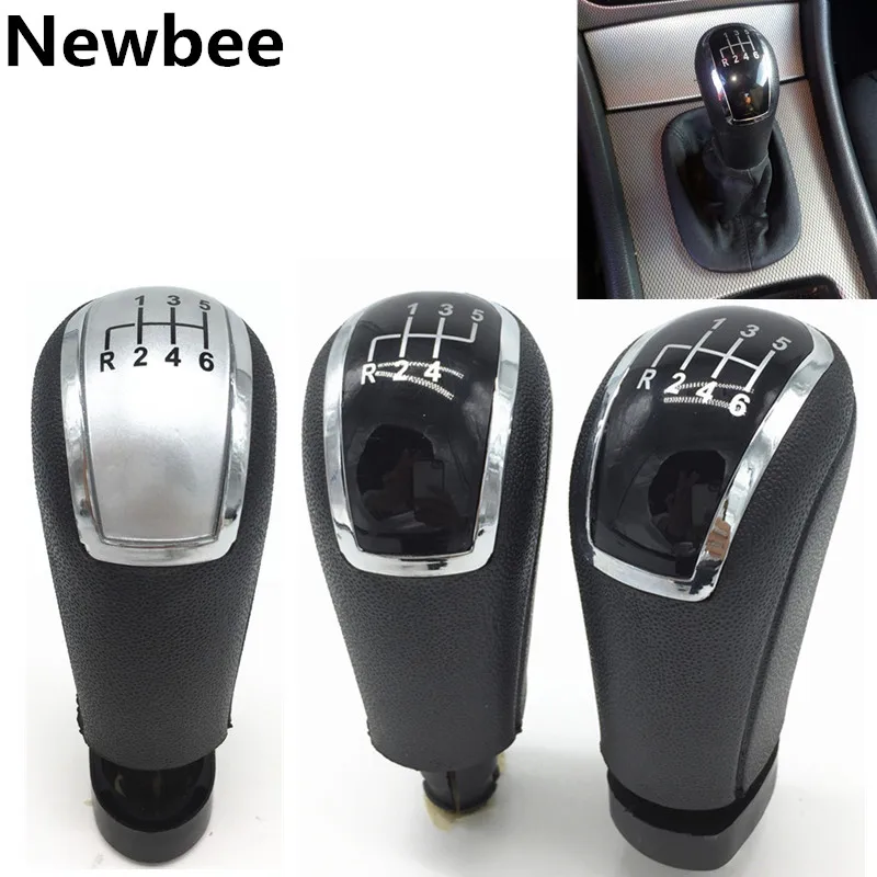 

Black / Silver 5/6 Speed MT Gear Shift Knob for Mercedes-Benz A CLASS W168 1997-2004 Aclass / C-Class W203 S203 / W202 BJ 93-01