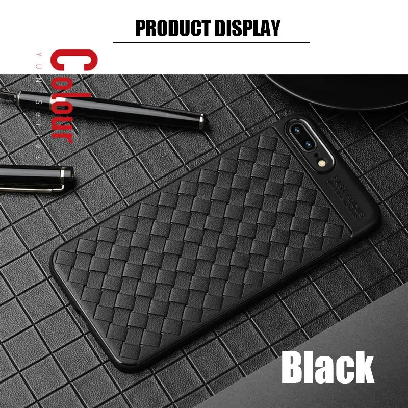 TOMKAS Grid Weaving Slim Case For iPhone 8 7 6 6s Plus X Cover Cases Silicon TPU Luxury Phone Coque Case For iPhone 7 8 6 X  (18)