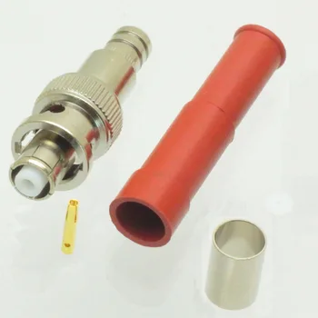 

10pcs Connector SHV 5000V 5KV RP*BNC crimp RG6 High Voltage Power Audio Speaker