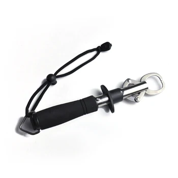 

Stainless Steel Lip Grip Fish Control Fishing Grip Fish Gripper With EVA Handle Max Drag 15 KG