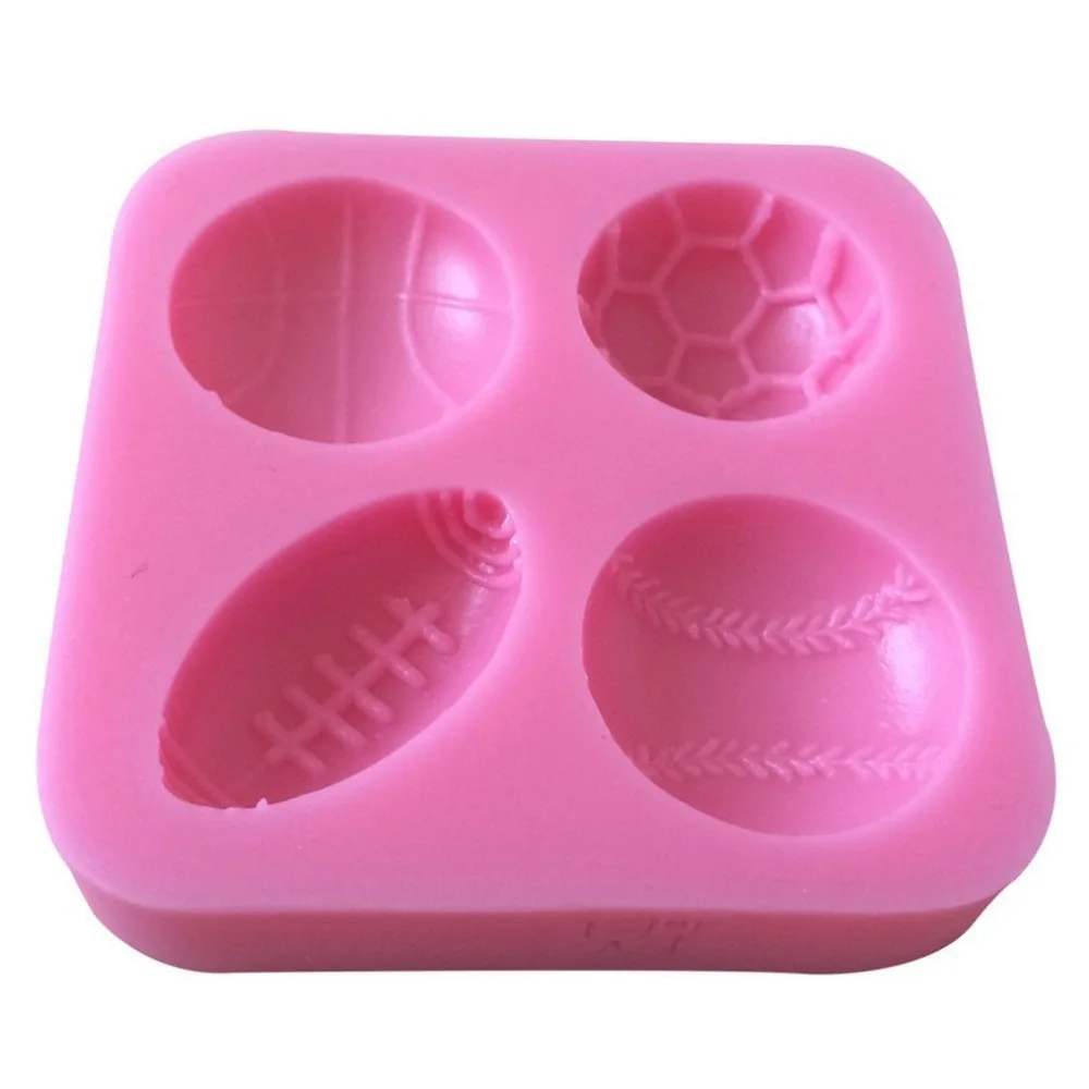 كرة القدم كرة السلة تنس فندان قالب من السيليكون ل المطبخ الشوكولاته المعجنات الحلوى الطين صنع كب كيك الديكور أدوات كرة القدم كرة السلة تنس فندان قالب من السيليكون ل المطبخ الشوكولاته المعجنات الحلوى الطين صنع كب كيك الديكور أدوات