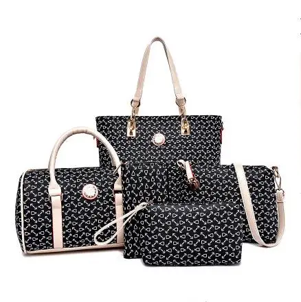 

5 Pcs/set Large Capacity Women Handbag And Purses Female Leather Bags Fashion Women Crossbody Bag Ladies Tote Sac Bolsa Feminina
