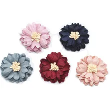 Корейская версия супер-волоконная Ткань DIY Ручная работа цветок украшения аксессуары Хризантема пермант цветок аксессуары