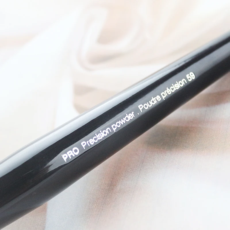 Стиль длинная ручка свеча форма головы Poudre точность № 59 инструмент Pro точность порошок Кисточки для макияжа